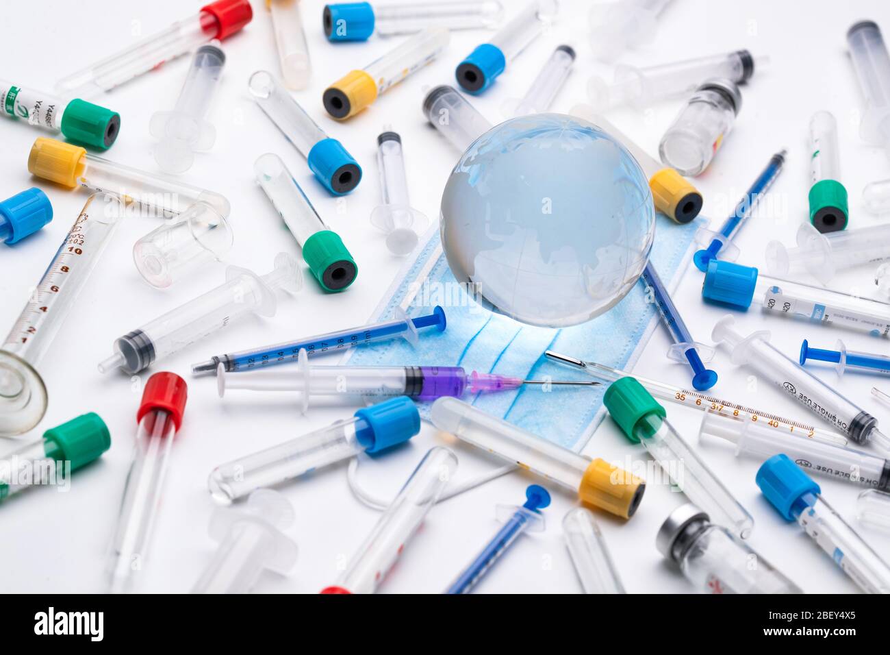 Recherche sur le vaccin antiviral Banque D'Images