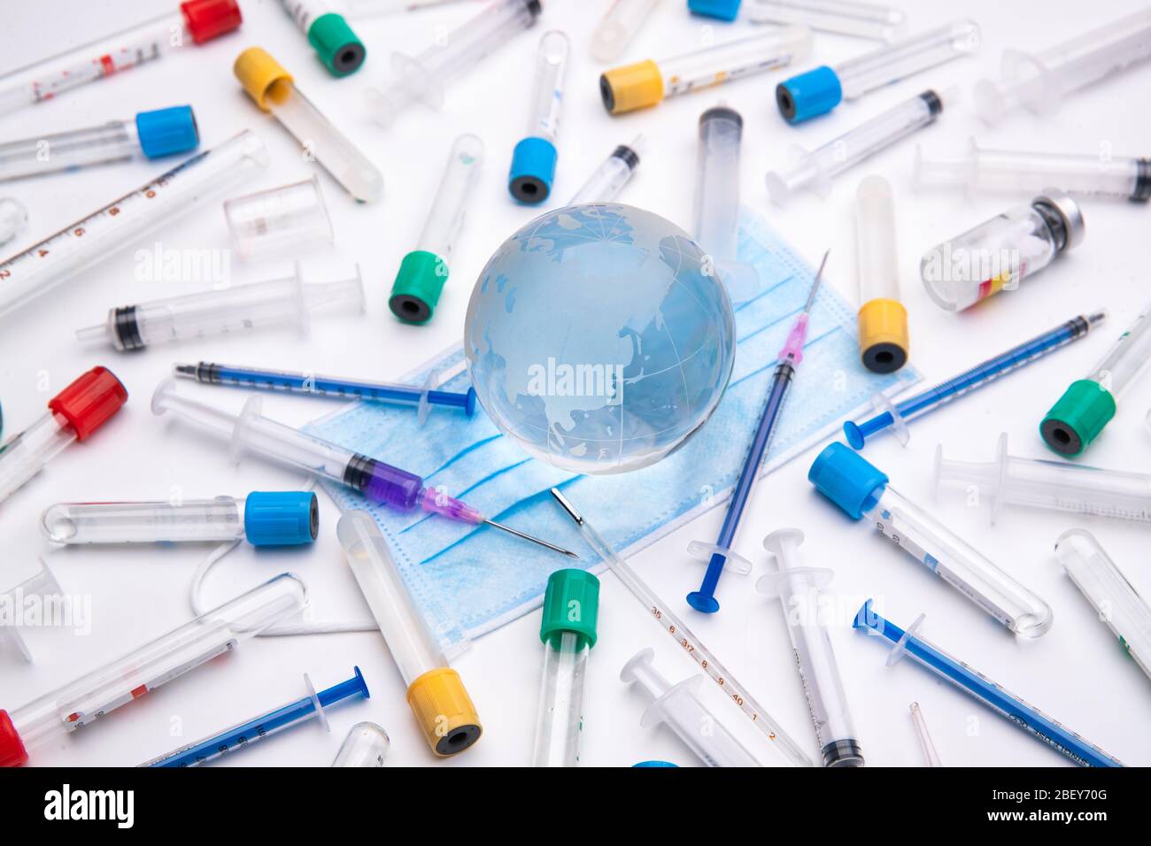 Recherche sur le vaccin antiviral Banque D'Images