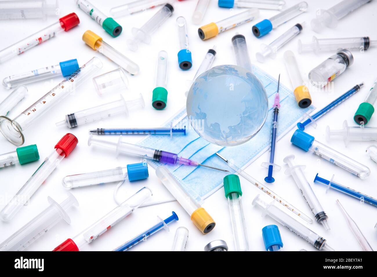 Recherche sur le vaccin antiviral Banque D'Images