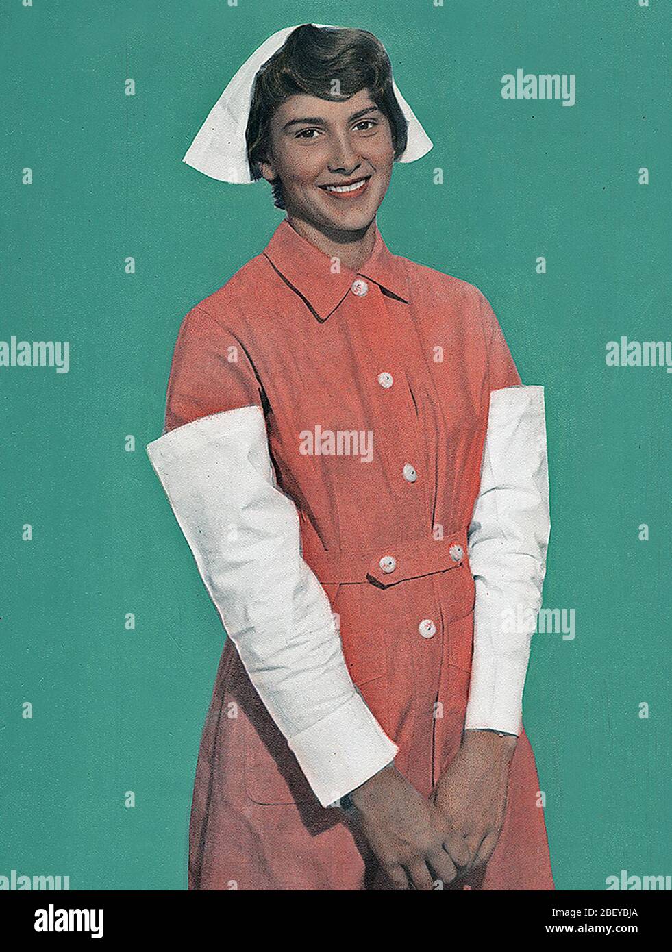 Uniforme D infirmi re Des Ann es 1960 Banque De Photographies Et D Uniforme D infirmi re Des Ann es 1960 Banque De Photographies Et D
