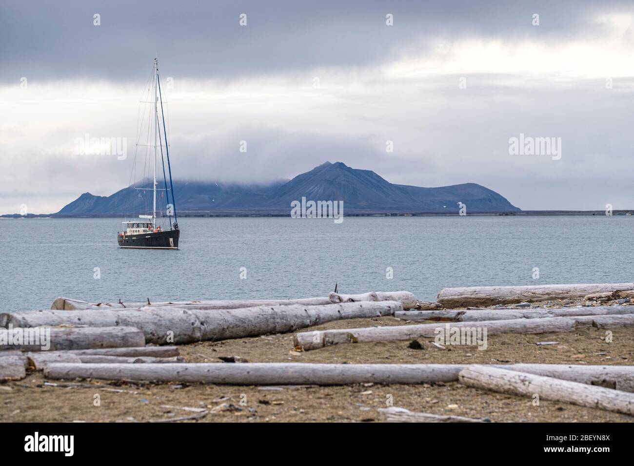 Svalbard, Norvège. Banque D'Images