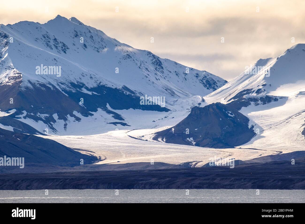 Svalbard, Norvège. Banque D'Images