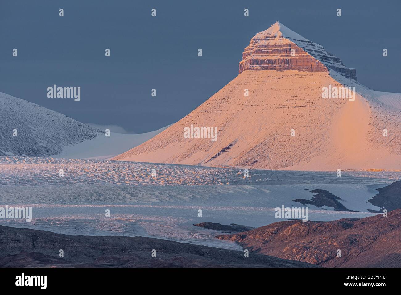 Svalbard, Norvège. Banque D'Images