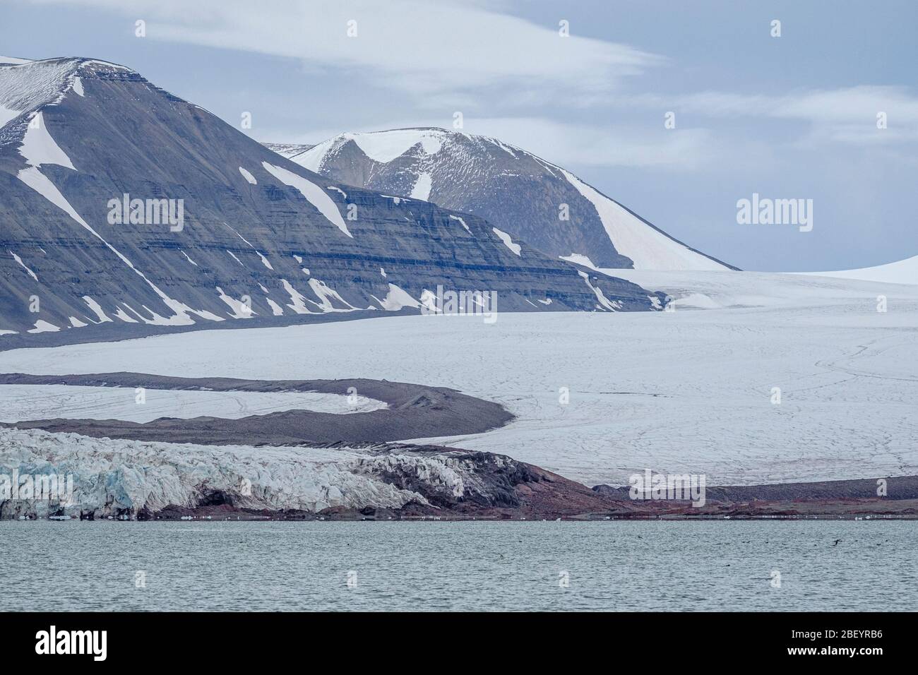 Svalbard, Norvège. Banque D'Images