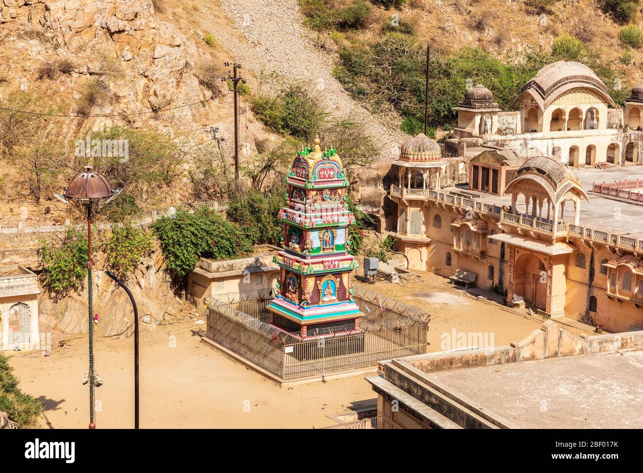 Temple Ramanuja Acharya Mandir, Jaipur, Inde Banque D'Images