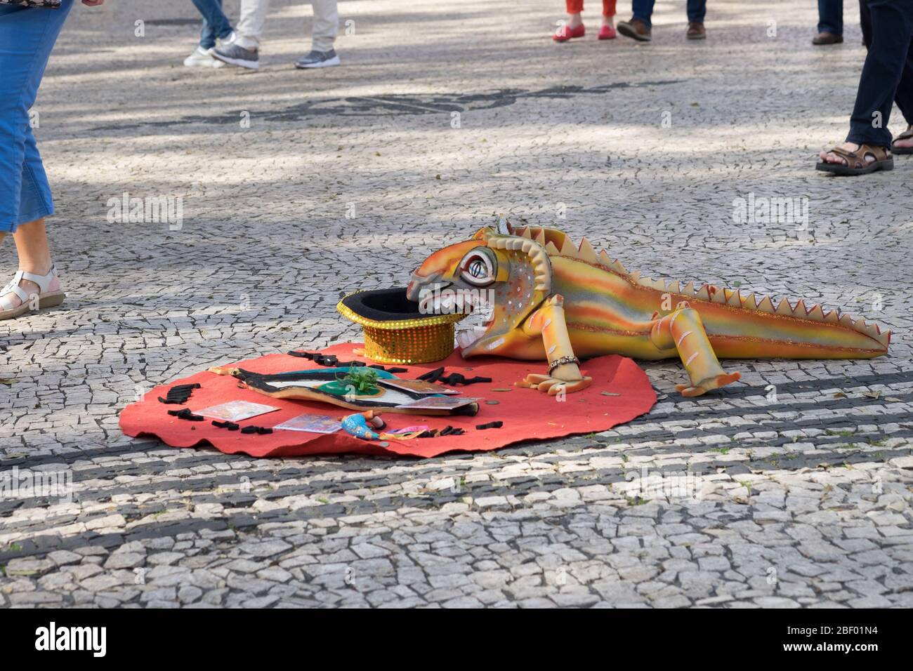 Marionnette de Carnaval, Avenida Arriaga, Funchal, Madère 2019 Banque D'Images