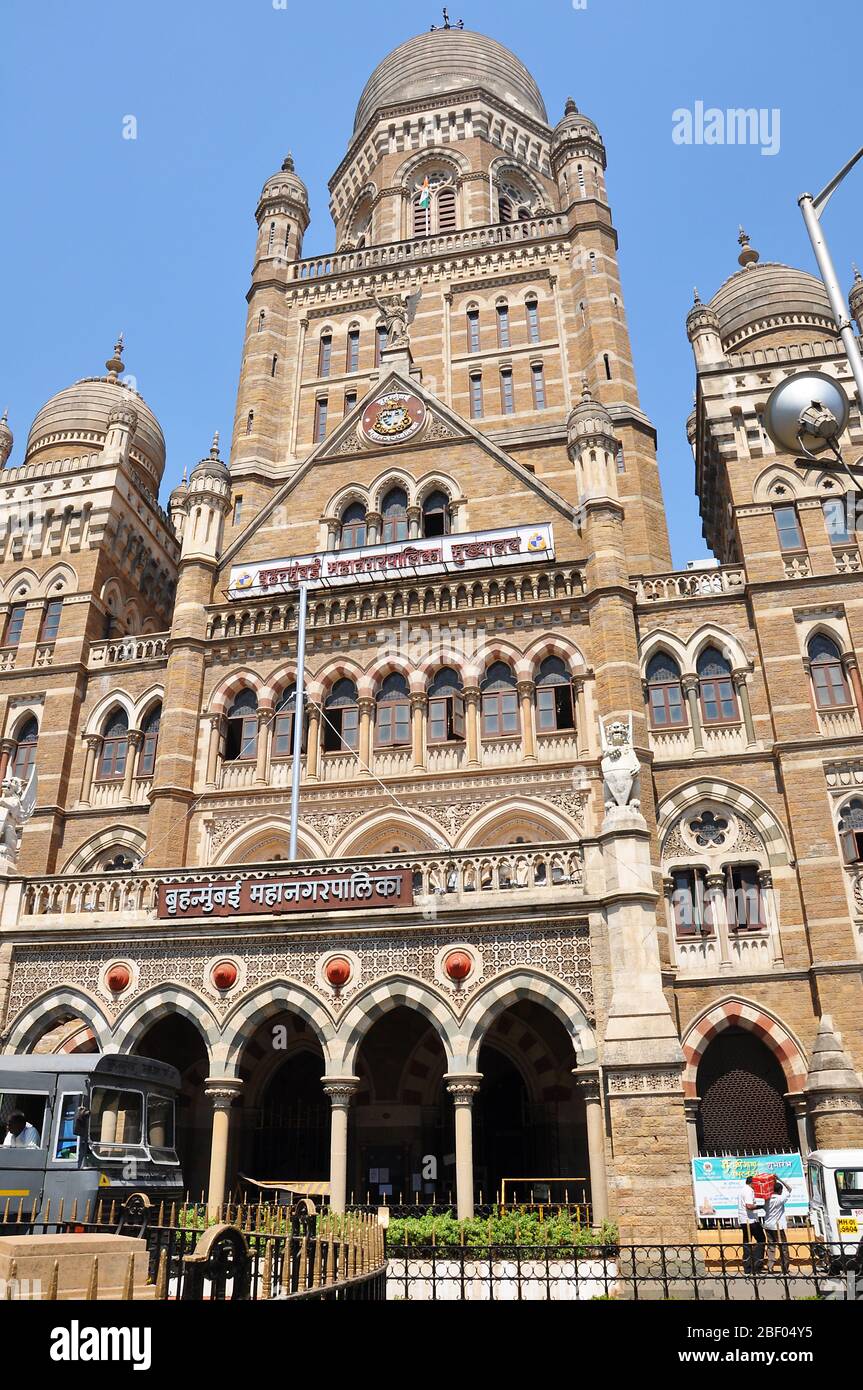 Mumbai, Inde-MARS 04,2013 : Bibliothèque David Sassoon, monument architectural DE LA VILLE DE MUMBAY Banque D'Images