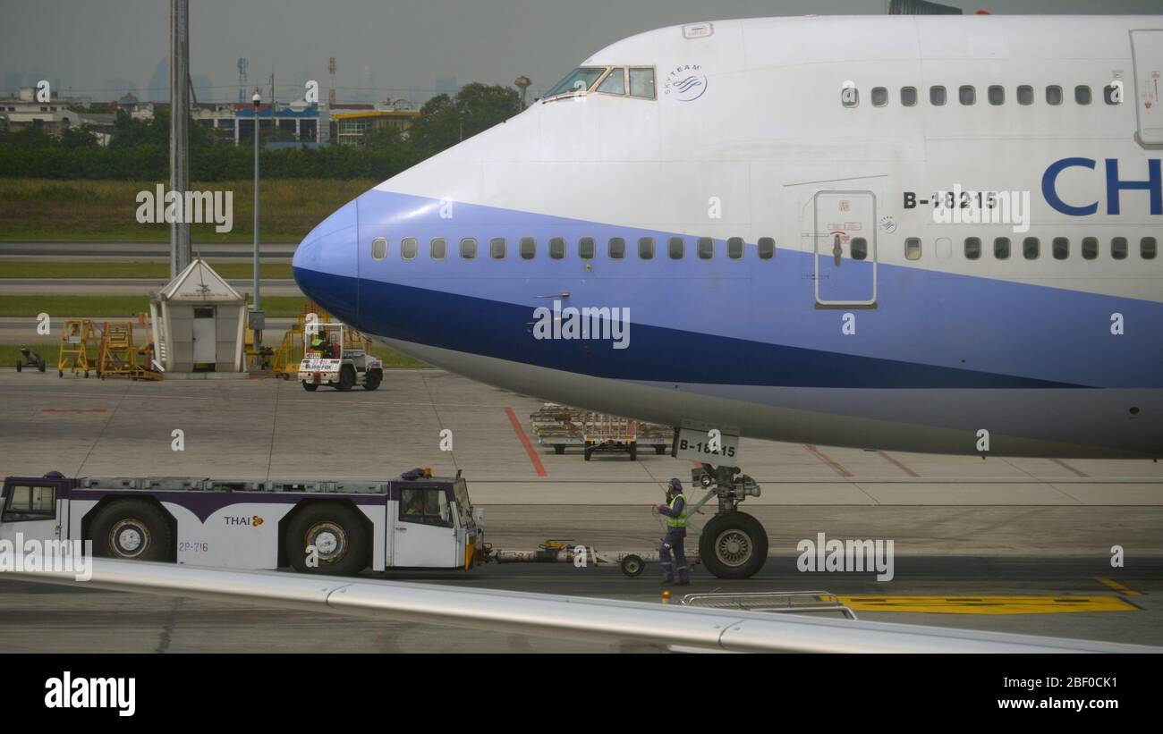 Boeing 747 de China Airlines Banque D'Images