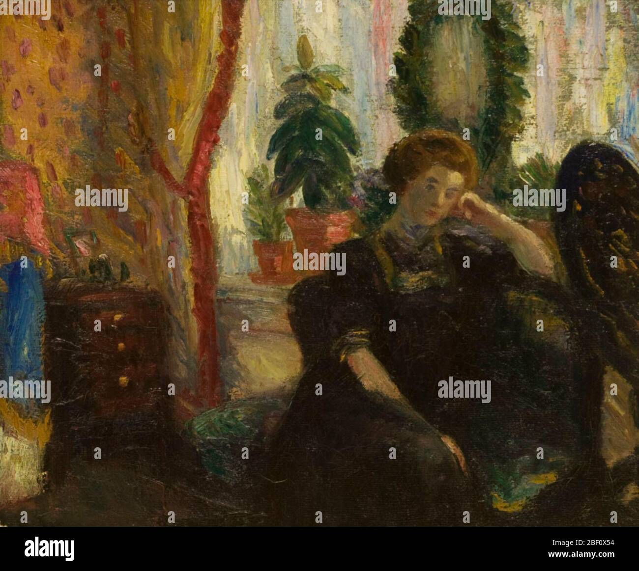 La femme Artists. Banque D'Images