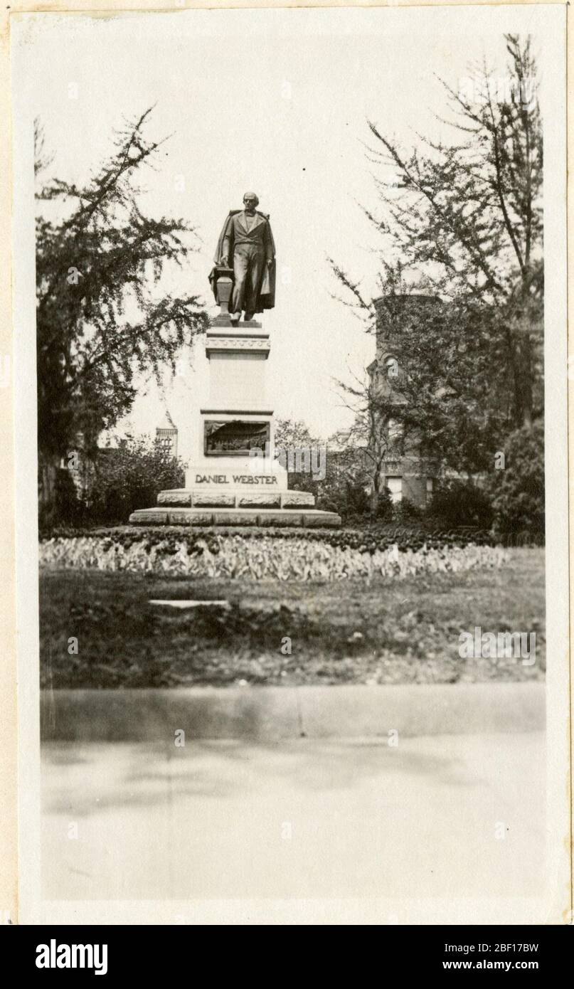 Statue de Daniel Webster. Smithsonian institution Archives, Record Unit 7355, Martin A. Gruber Photothèque, image No SIA2010-2029Smithsonian institution Archives, Capital Gallery, Suite 3000, MRC 507; 600 Maryland Avenue, SW; Washington, DC 20024-2520 Banque D'Images