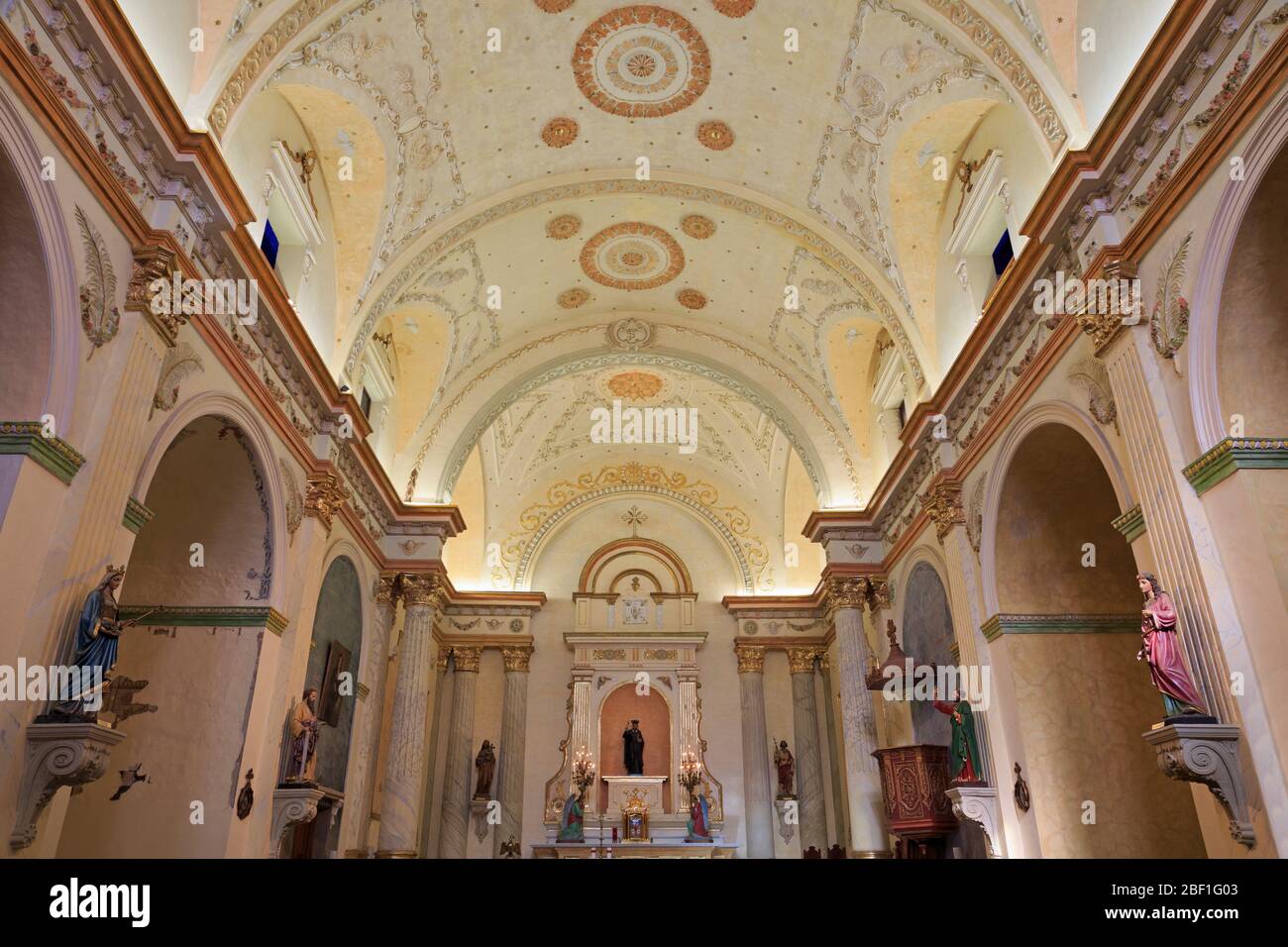 L'église San Felipe Neri, Vieille Ville, Panama City, Panama Banque D'Images