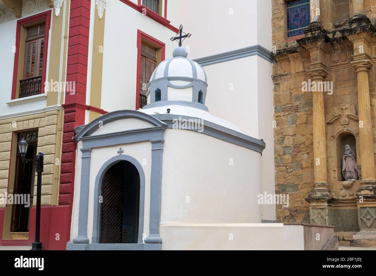 Eglise Notre Dame de la miséricorde, de la vieille ville, de la ville de Panama, Panama, Amérique Centrale Banque D'Images