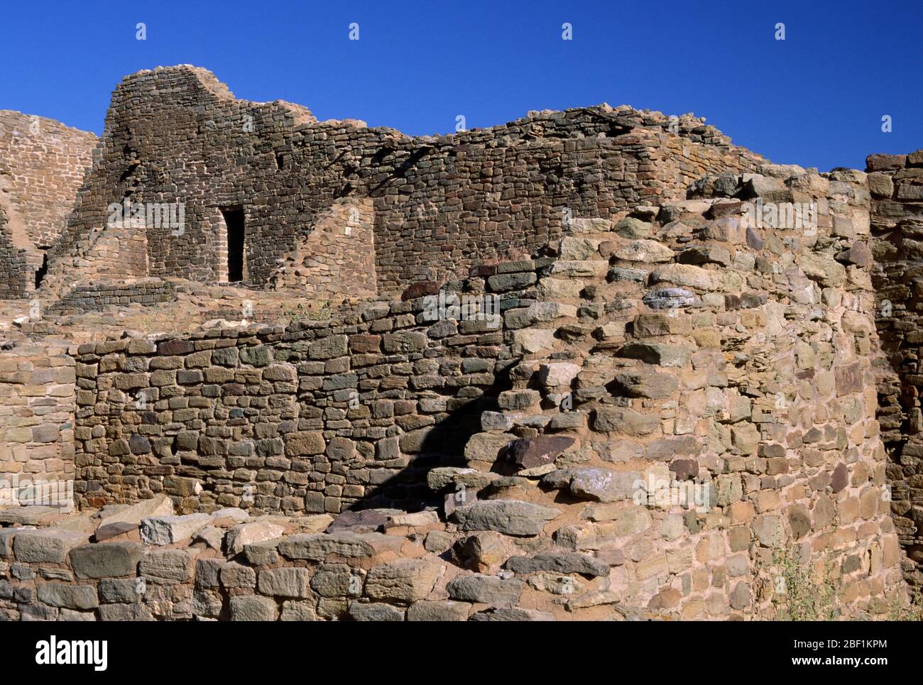 Ruines aztèques, monument national des ruines aztèques, Nouveau-Mexique Banque D'Images