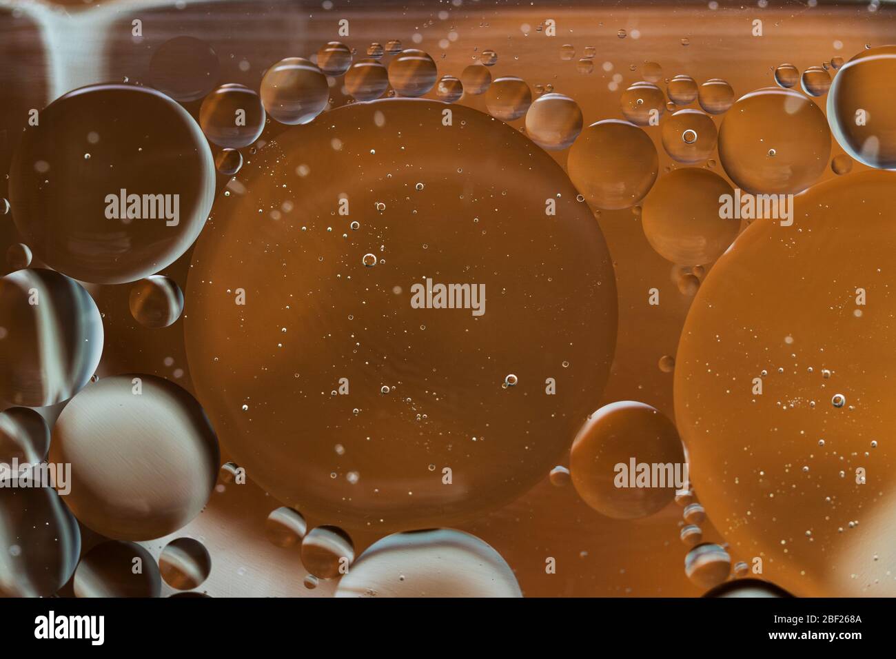Motifs de cercles de texture de bulle sous-marine. Effet bulles de savon frais et propre. Cercles dynamiques et organiques. Banque D'Images