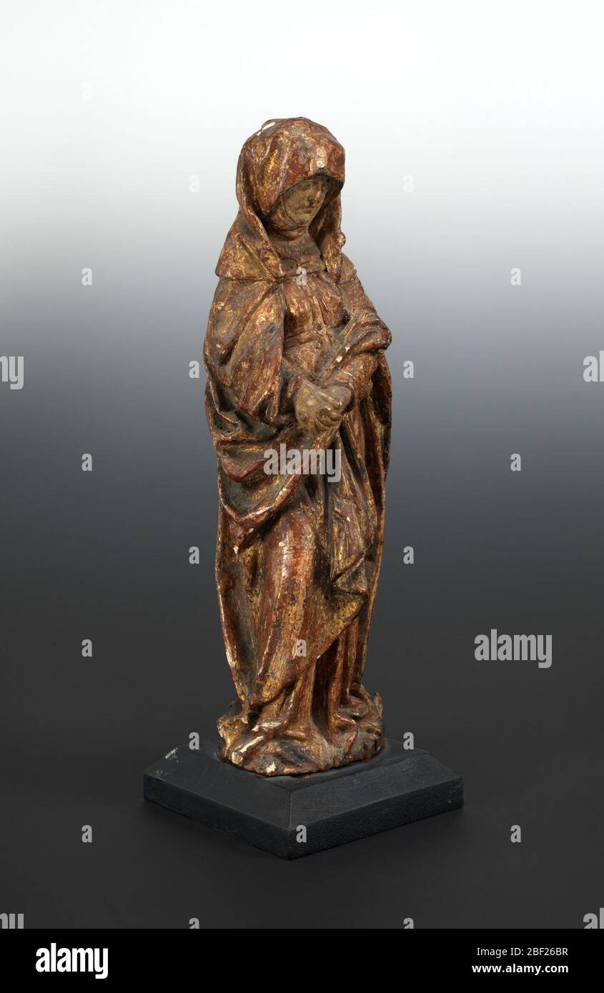 La Vierge en deuil. Banque D'Images