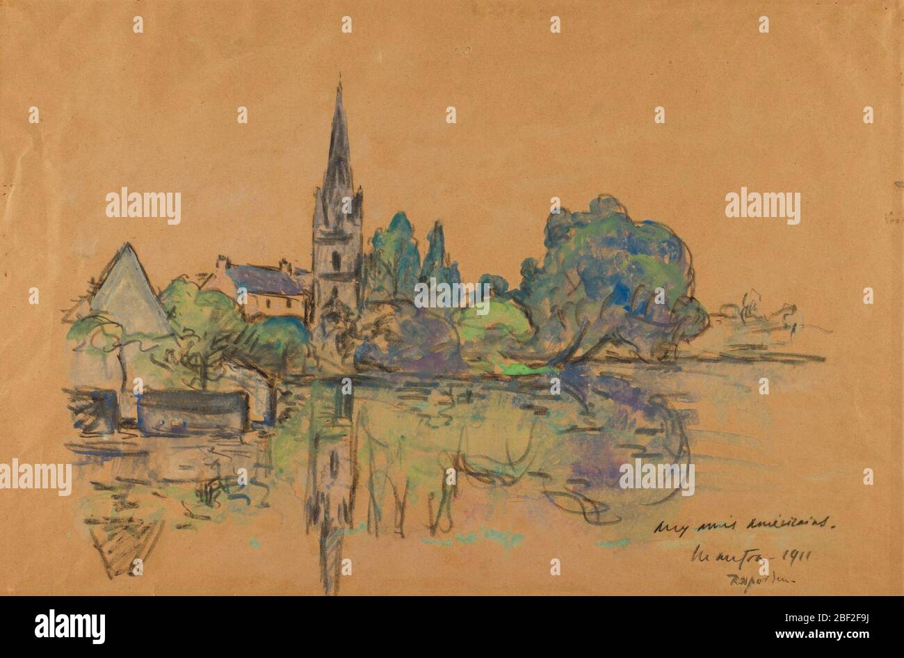 Paysage. Banque D'Images