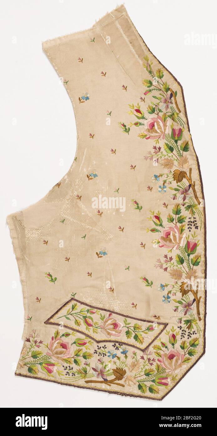 gilet de costume fleuri