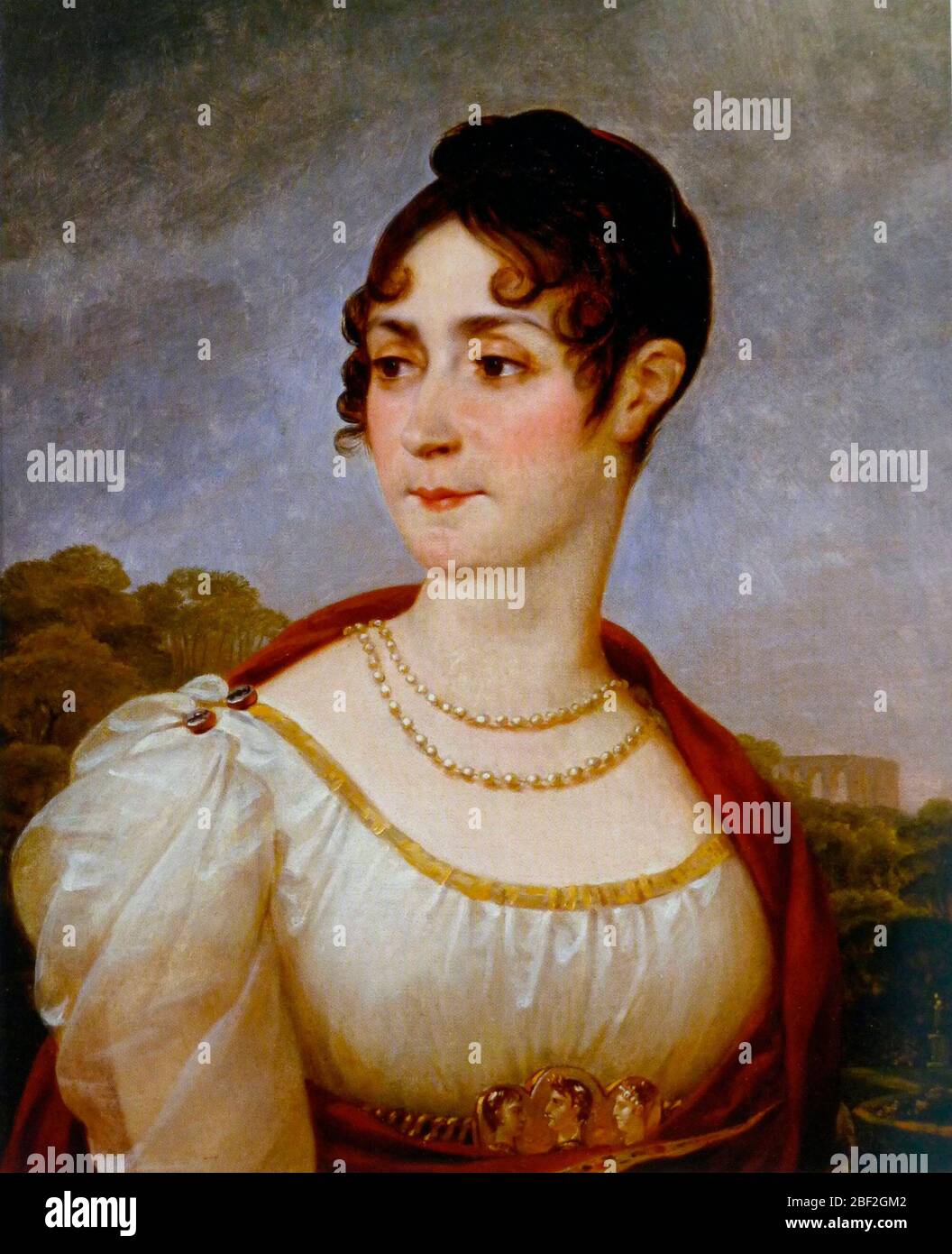 Josephine de Beauharnais vers 1809. Huile sur toile par Antoine-Jean gros Banque D'Images