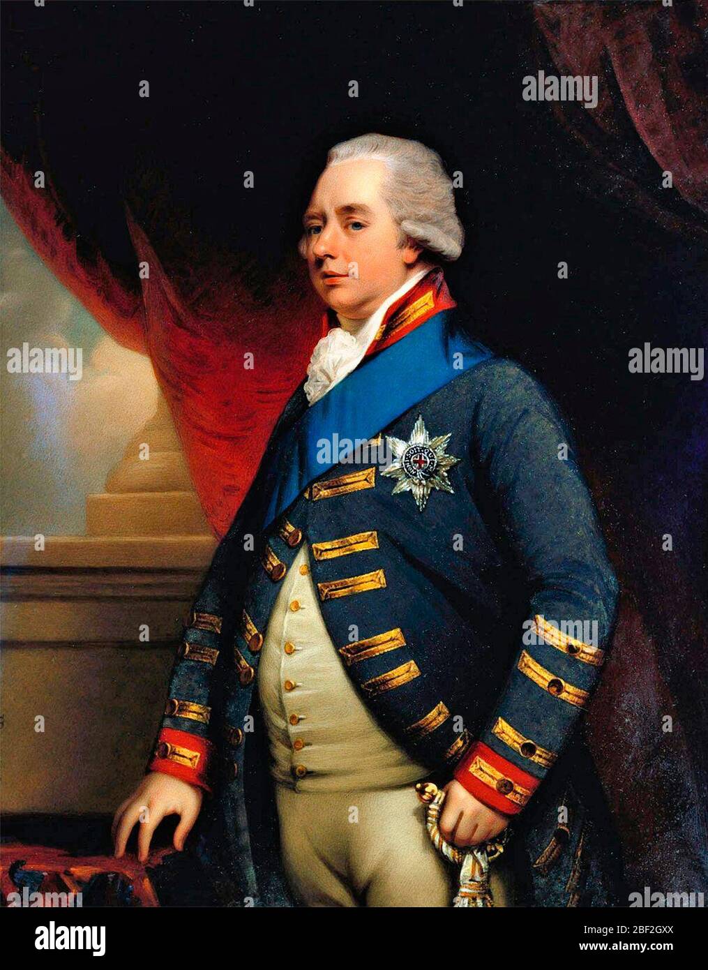 Portrait de William V, Prince of Orange - Henry Bone, 1801 Banque D'Images