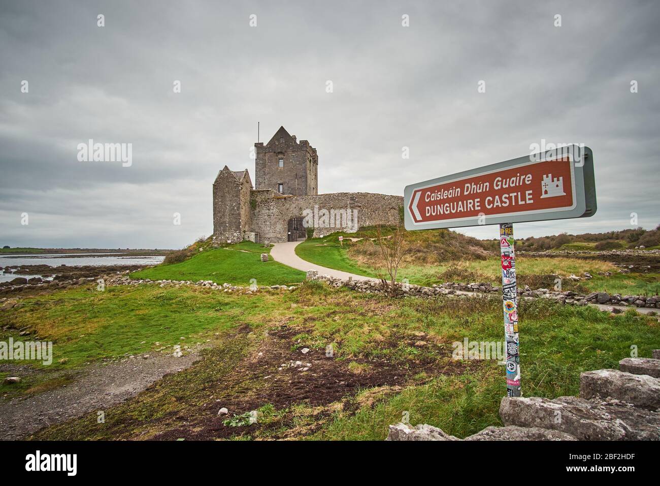 Château de Dunguaire à Kinvara, comté de Galway, Irlande. Banque D'Images