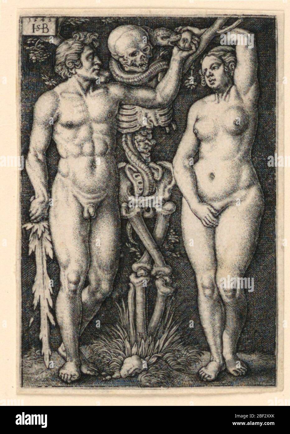 Adam et Eve. Banque D'Images