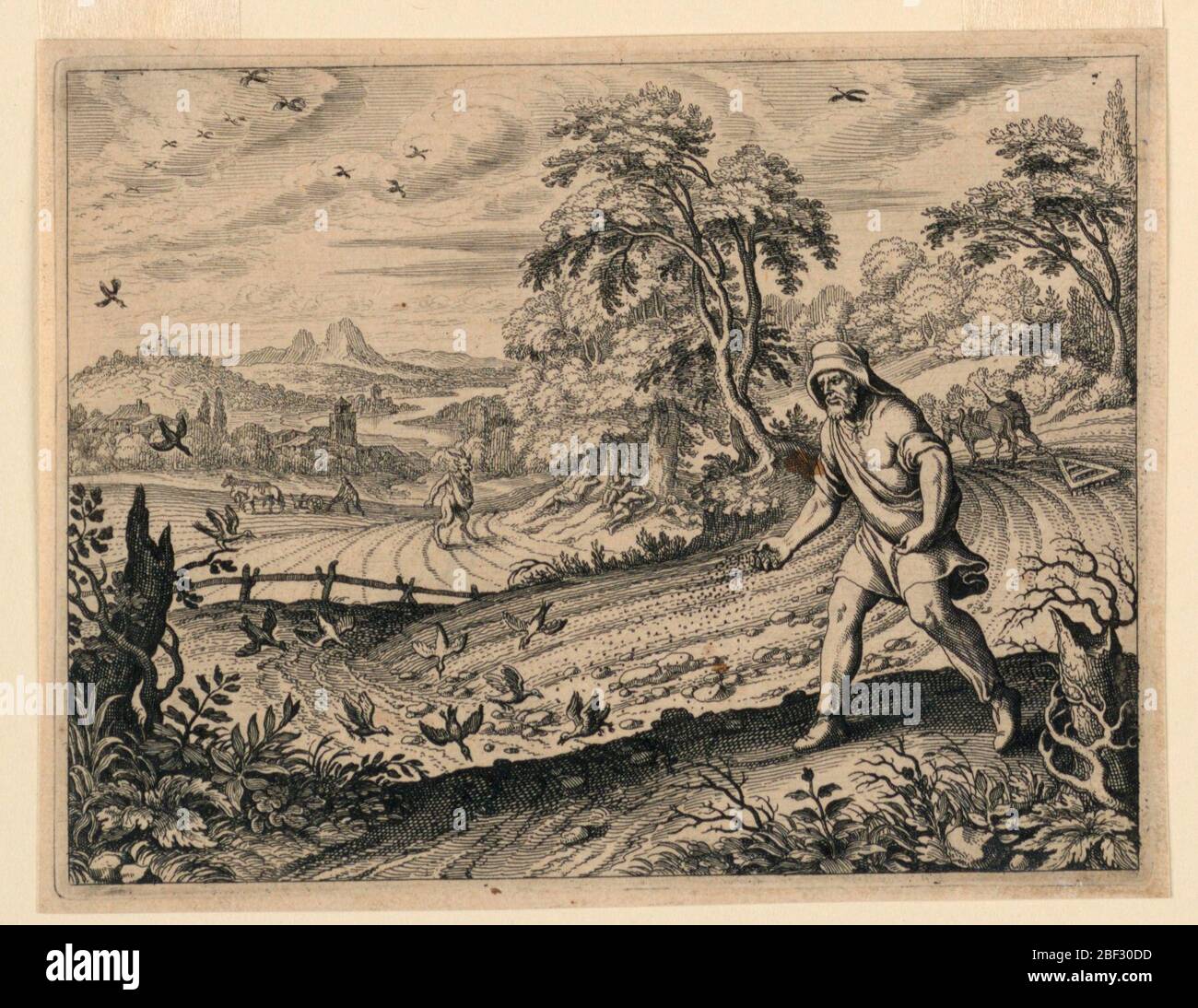 La parabole du Sower. Banque D'Images