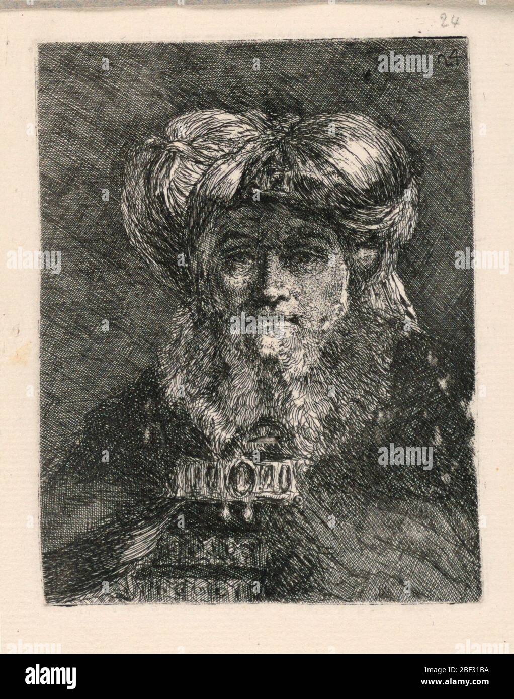 Raccolta di Teste livre I no 24. Banque D'Images