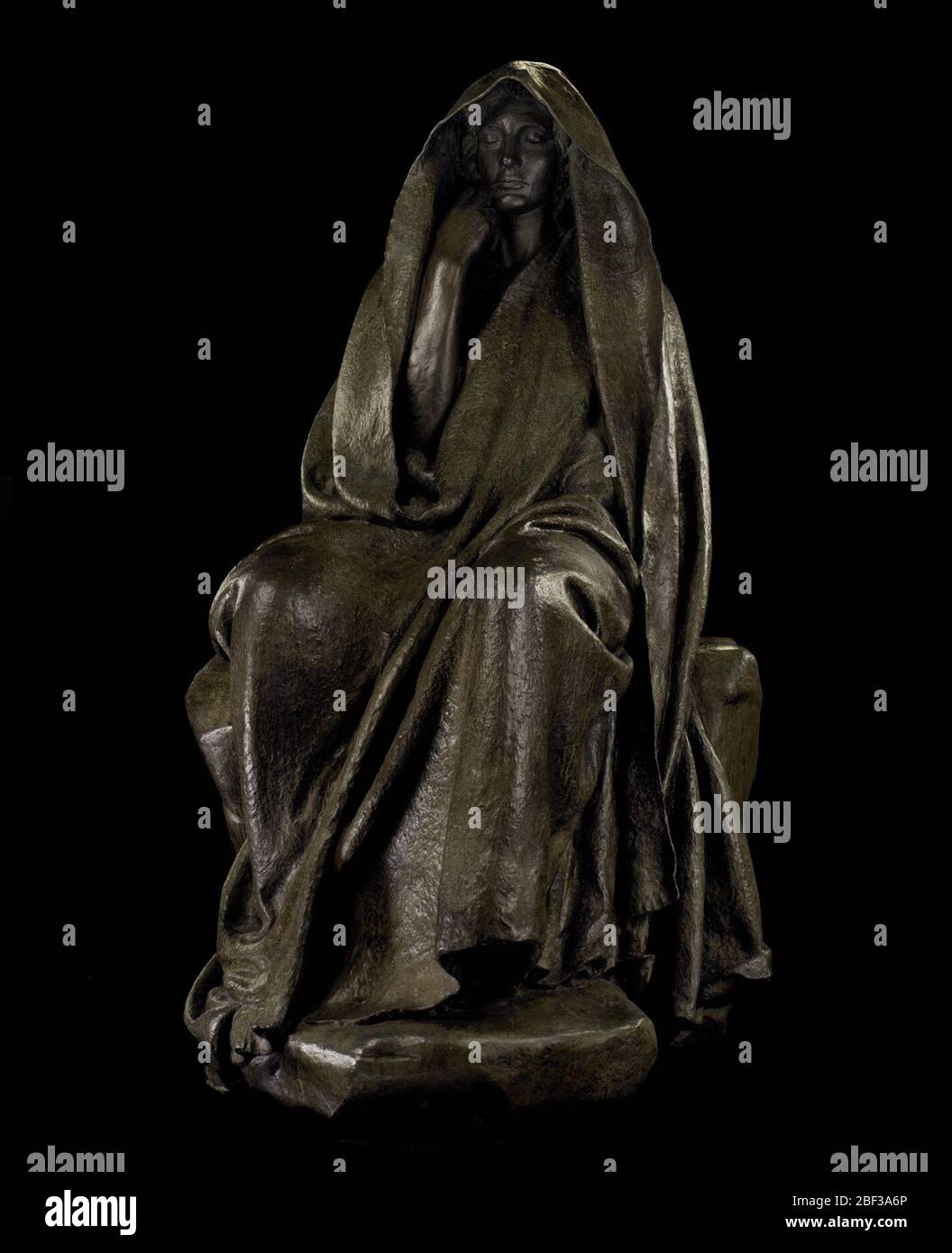 Mémorial Adams. 'Trèfle' Adams, épouse de l'écrivain Henry Adams, s'est suicidé en 1885 en buvant des produits chimiques utilisés pour développer des photographies. Banque D'Images