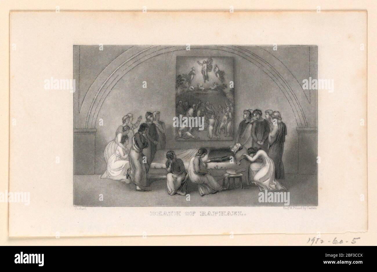 Mort de Raphaël. Banque D'Images