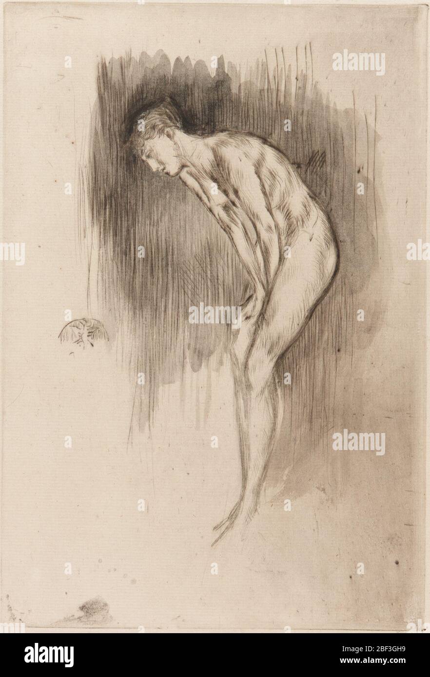 James McNeill Whistler; États-Unis; 1873; Drypoint on Paper; H x L: 23,4 x 15,9 cm (9 3/16 x 6 1/4 po); Don de Charles Lang freer Banque D'Images