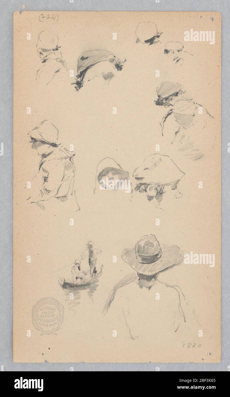 Chiffres. Dix esquisses partielles de figures mâles et femelles. Banque D'Images Chiffres. Dix esquisses partielles de figures mâles et femelles. Banque D'Images