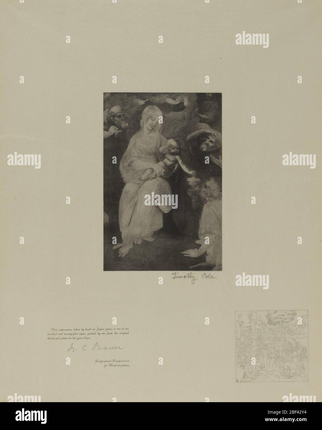 Anciens maîtres italiens. Banque D'Images