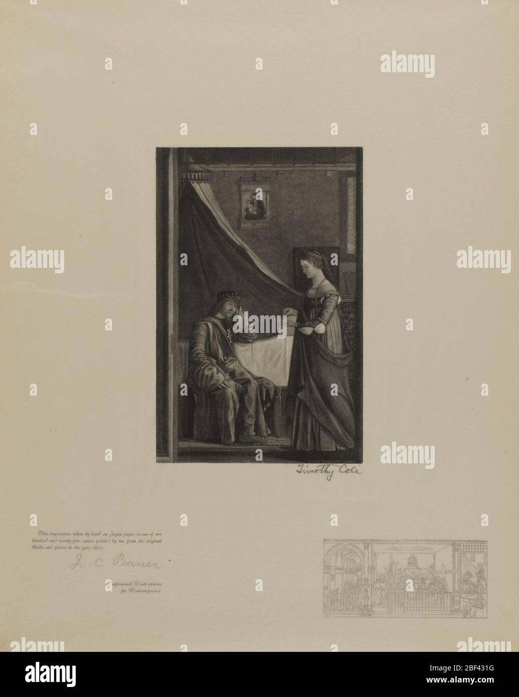 Anciens maîtres italiens. Banque D'Images