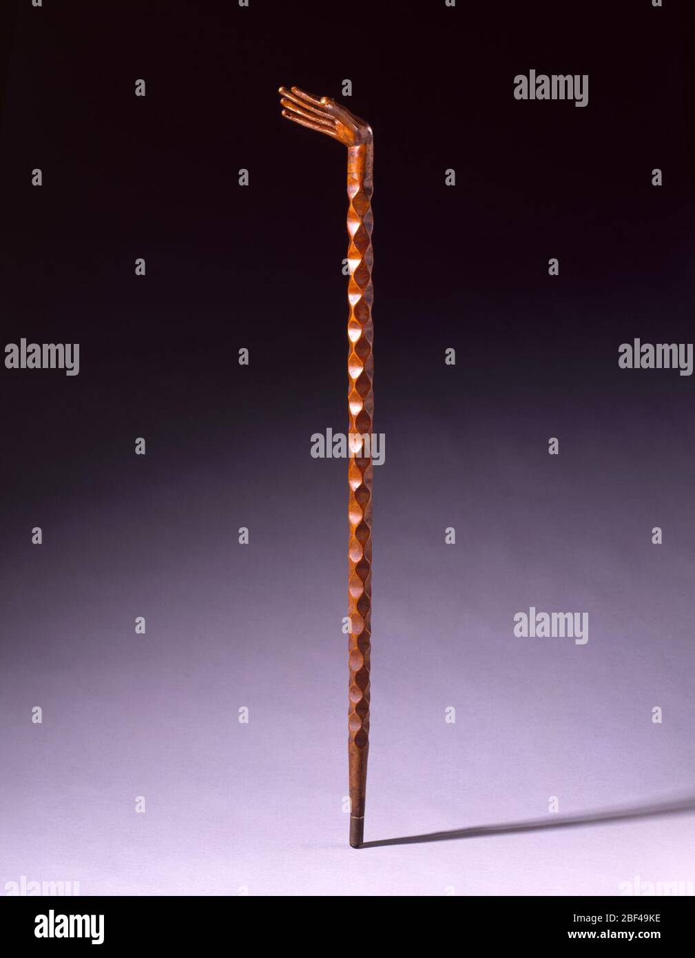 Canne à main étirée. Banque D'Images