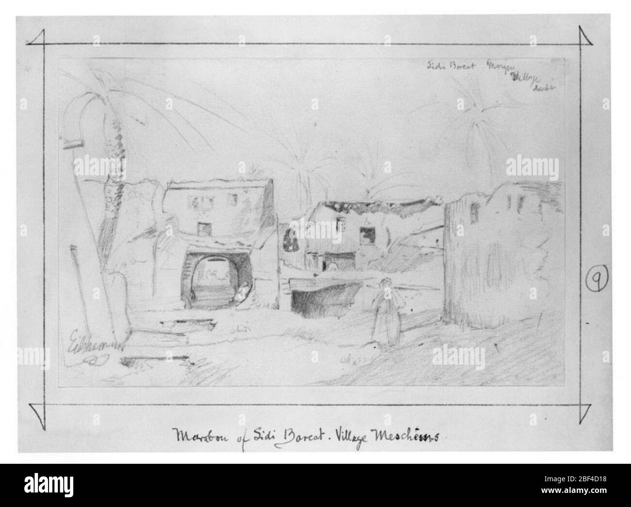 Mosquée Sidi Barcat. JH acheté de Babcock Galleries, New York, 1957 Banque D'Images