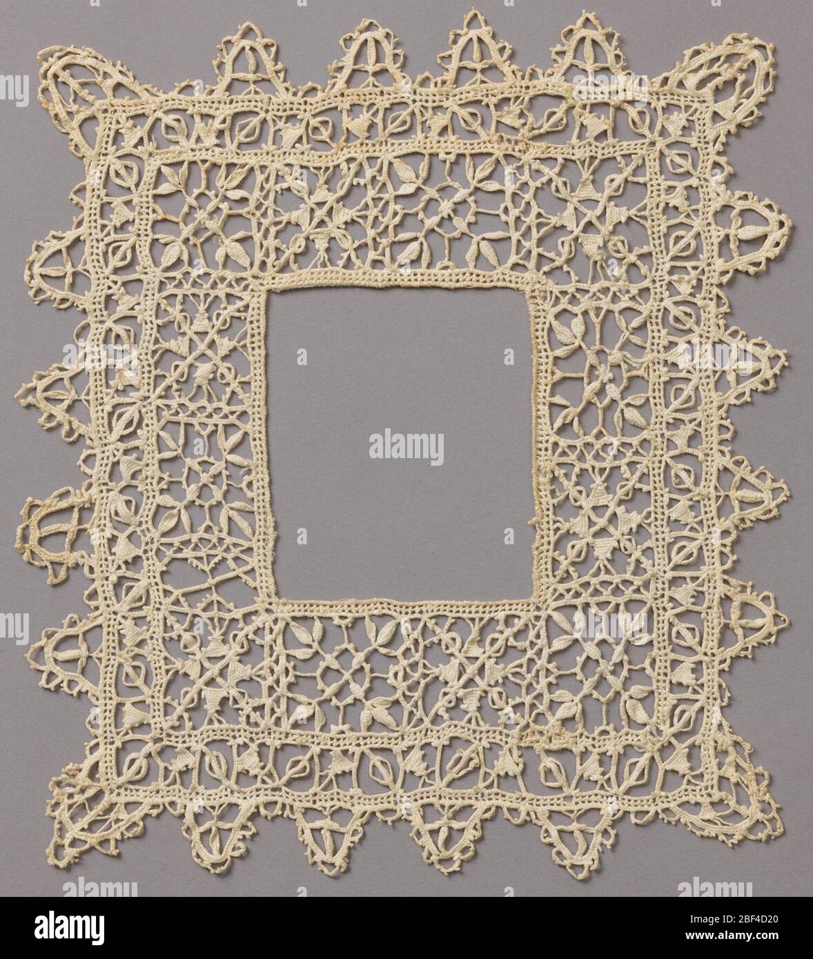 Carré. Cadre avec bordure étroite pointue. Banque D'Images