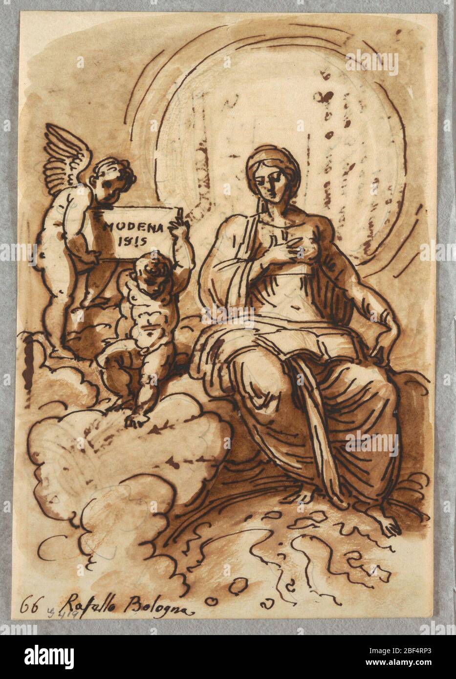 L'astronome après Raphaël. Banque D'Images