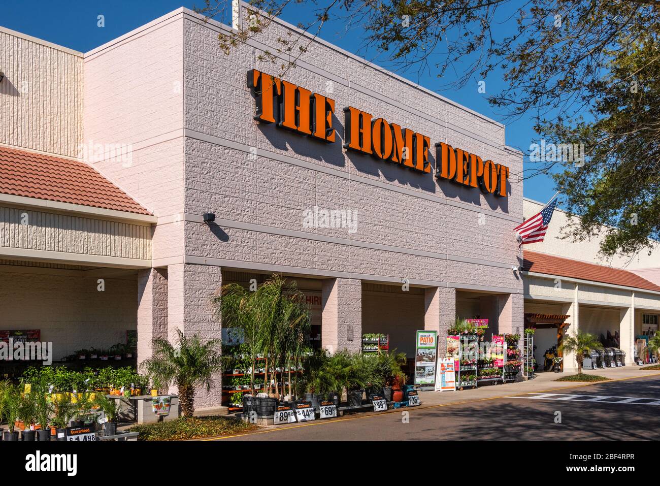 Home Depot à Jacksonville Beach, Floride. (ÉTATS-UNIS) Banque D'Images