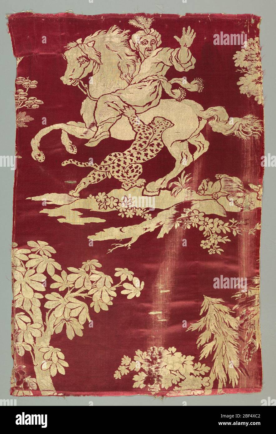 Fragments. Sol en satin rose avec motif trame blanc cassé. Banque D'Images