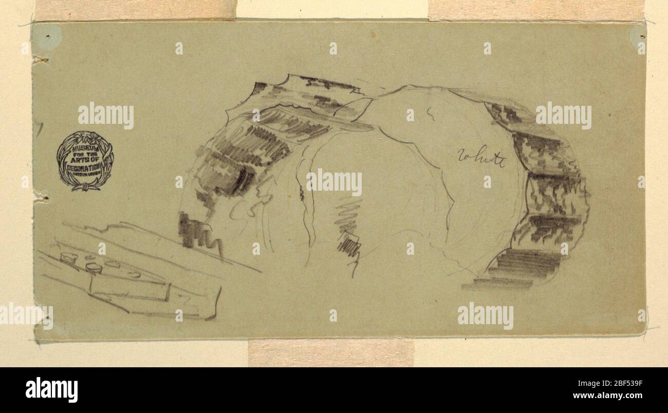 La colonne et l'entablature fragments Athènes. Le fragment d'entablature se trouve en haut à gauche. Les trois fûts d'une colonne cannelée au centre. Inscrit au centre 'blanc' dans les fragments droits. Banque D'Images