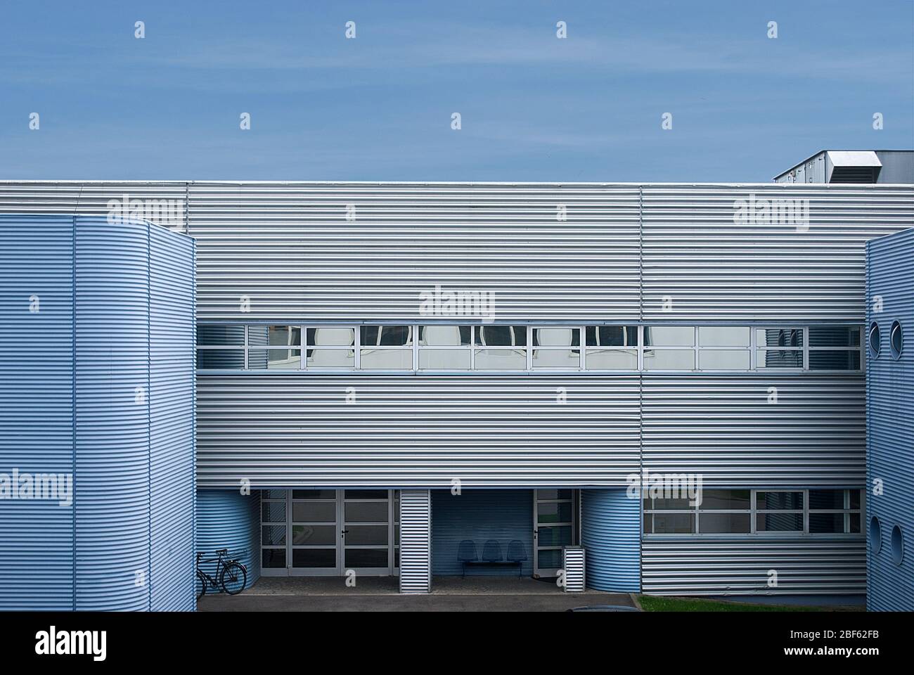 Bâtiment de l'usine Campus Vitra par Nicholas Grimshaw Banque D'Images