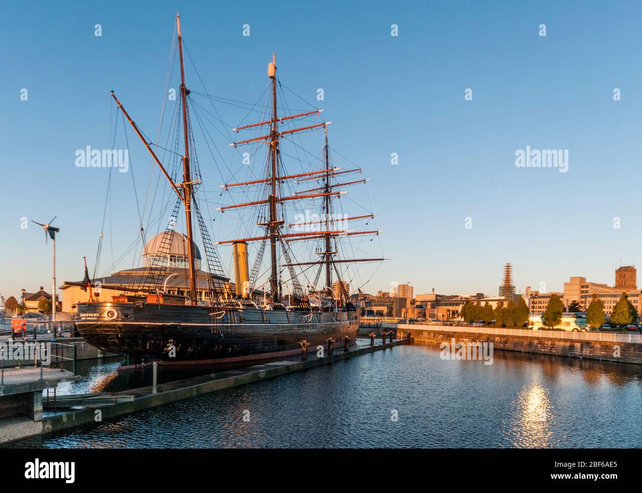 Découverte des navires de recherche Royal à Disvevery point, Dundee Banque D'Images
