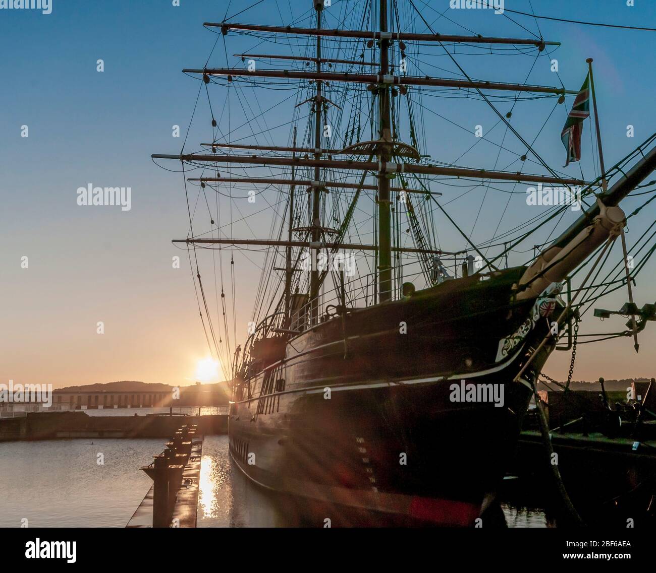 Découverte des navires de recherche Royal à Disvevery point, Dundee Banque D'Images