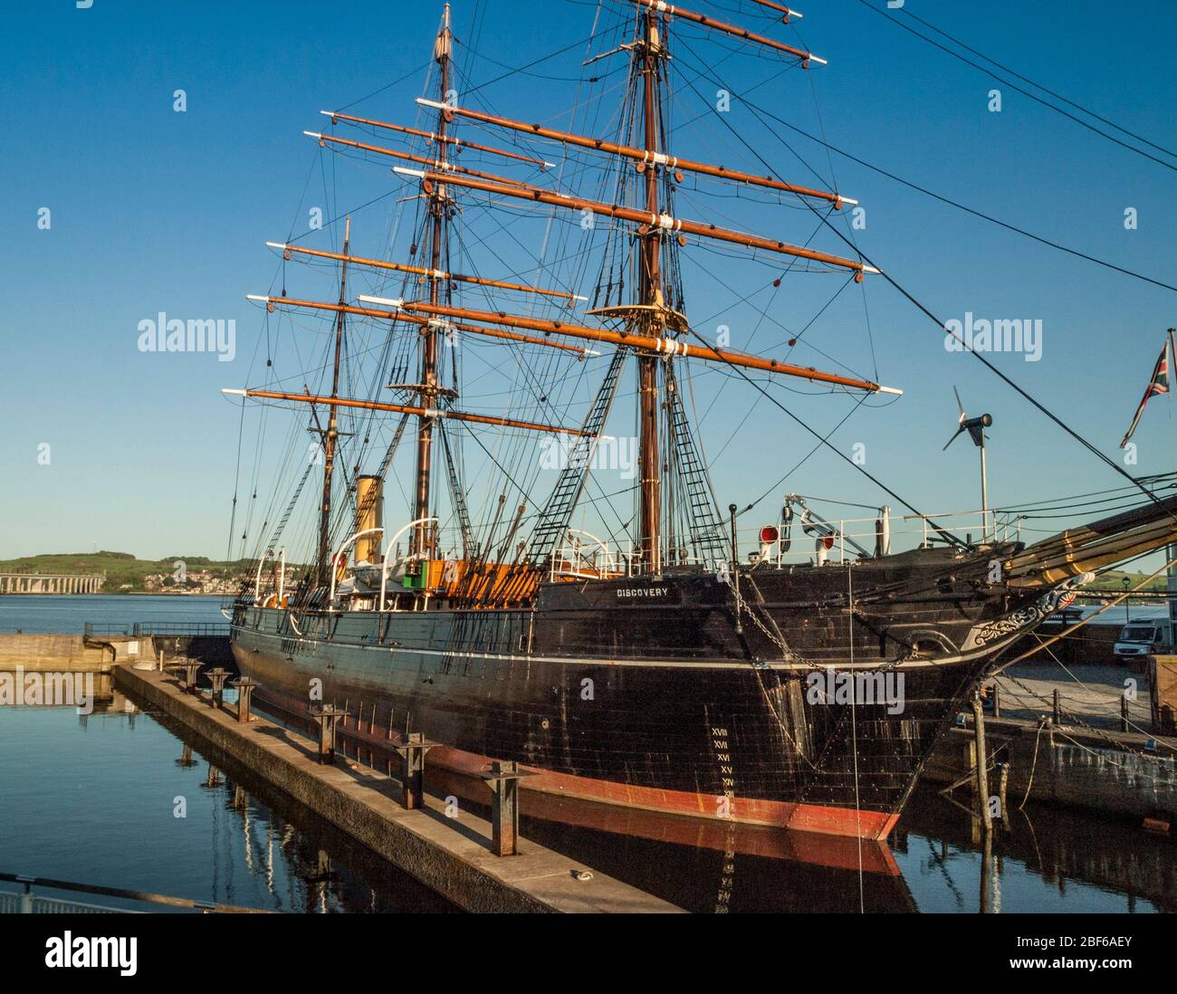 Découverte des navires de recherche Royal à Disvevery point, Dundee Banque D'Images