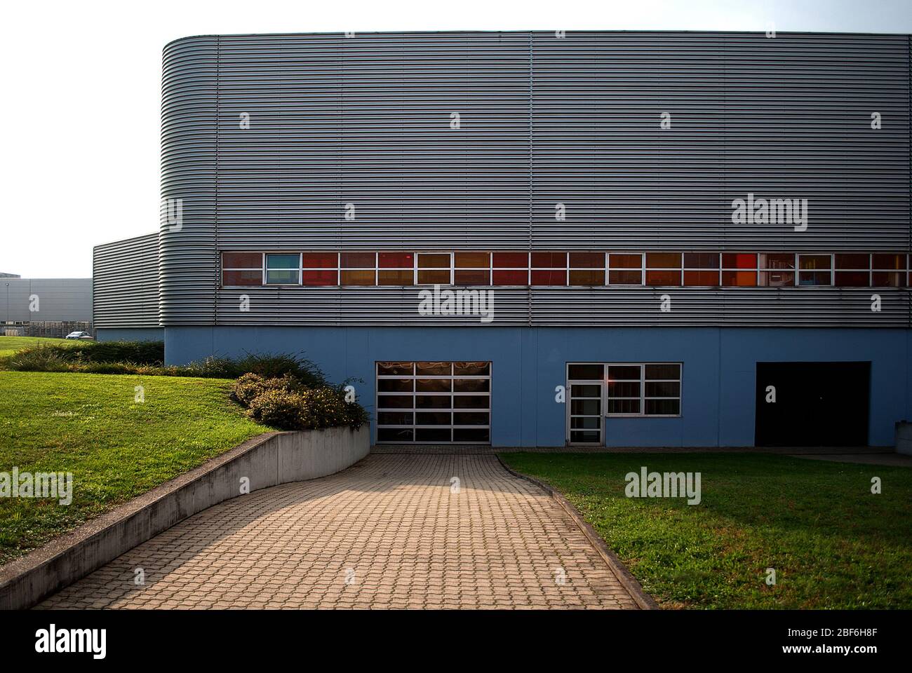 Bâtiment de l'usine Campus Vitra par Nicholas Grimshaw Banque D'Images
