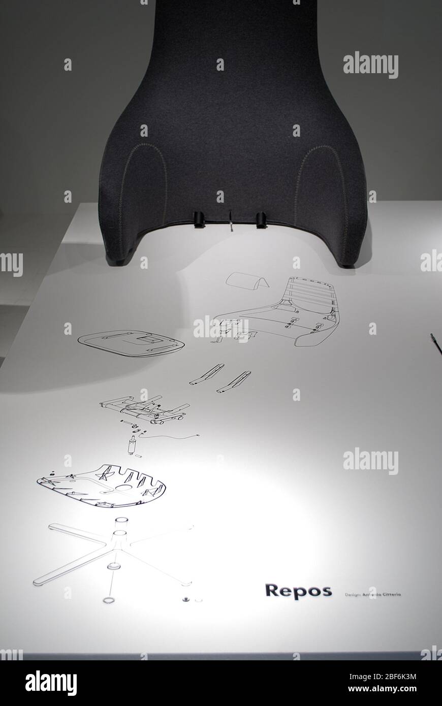 Campus Antonio Citterio Grand repos Vitra Banque D'Images