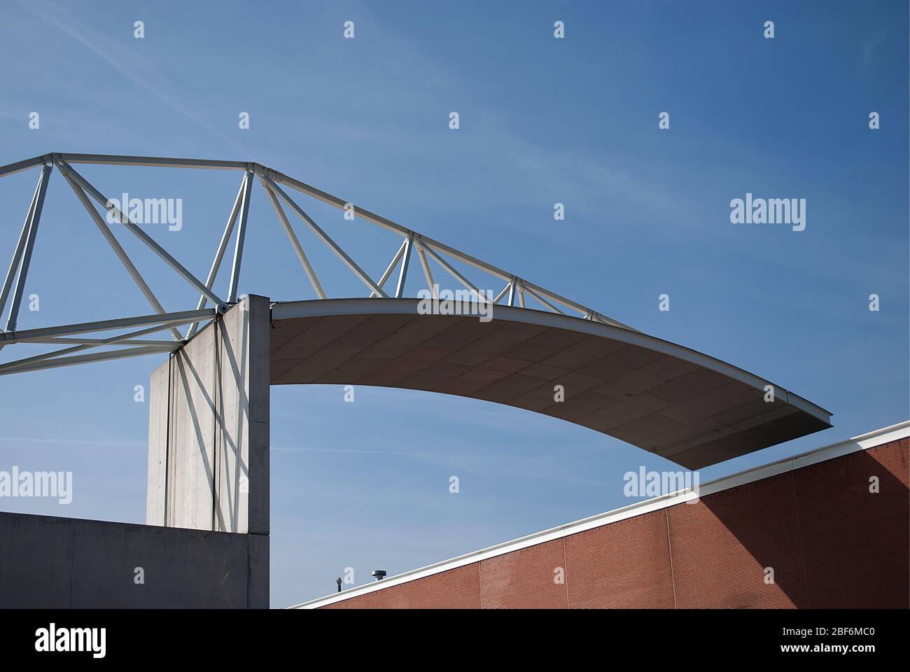 Construction d'usine années 1990 Minimalisme Architecture Vitra Campus par Alvaro Siza Banque D'Images