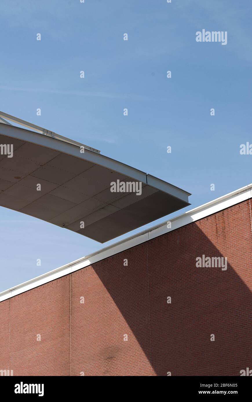 Construction d'usine années 1990 Minimalisme Architecture Vitra Campus par Alvaro Siza Banque D'Images