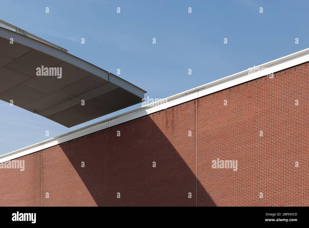 Construction d'usine années 1990 Minimalisme Architecture Vitra Campus par Alvaro Siza Banque D'Images