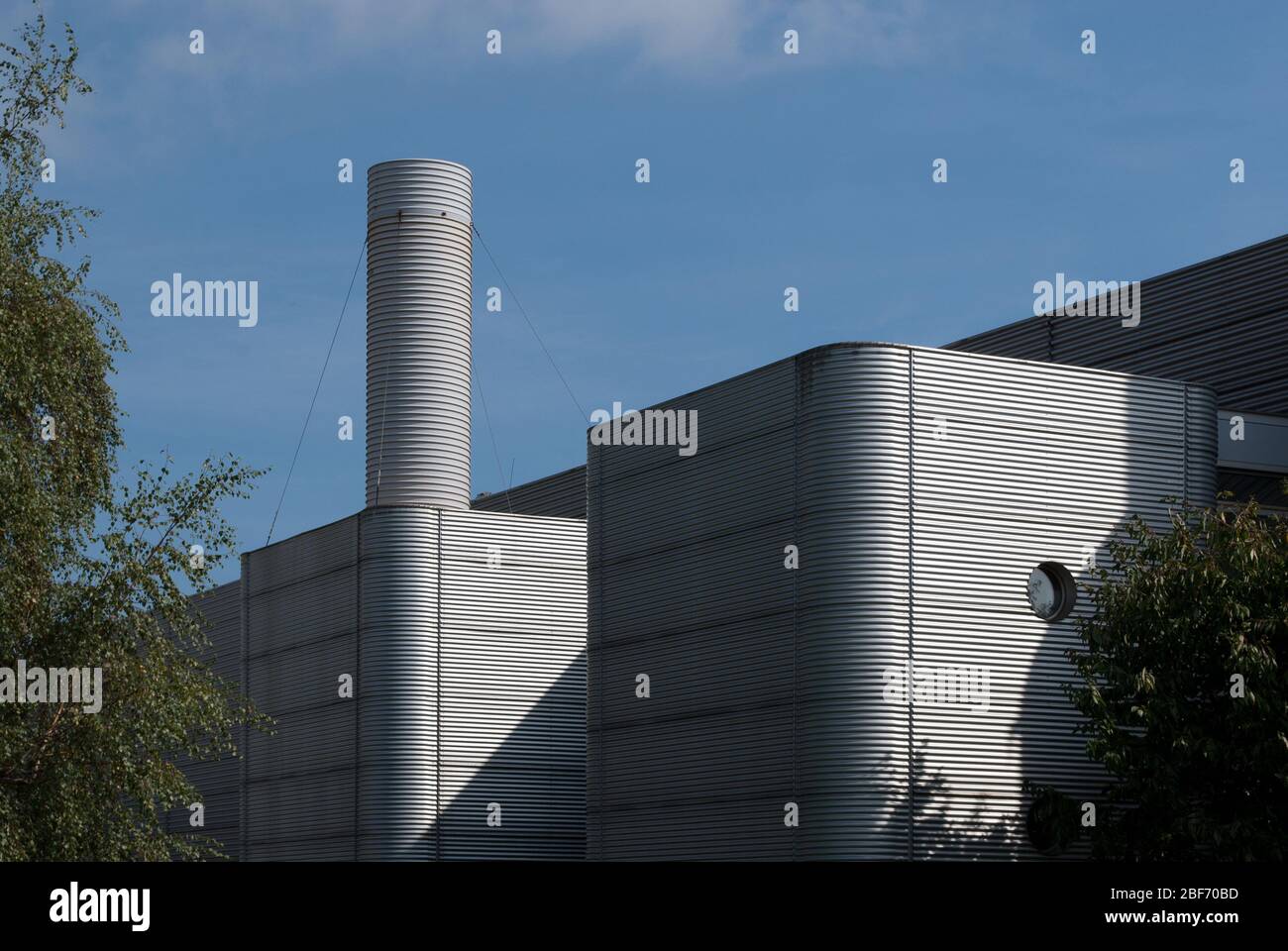 Bâtiment de l'usine Campus Vitra par Nicholas Grimshaw Banque D'Images